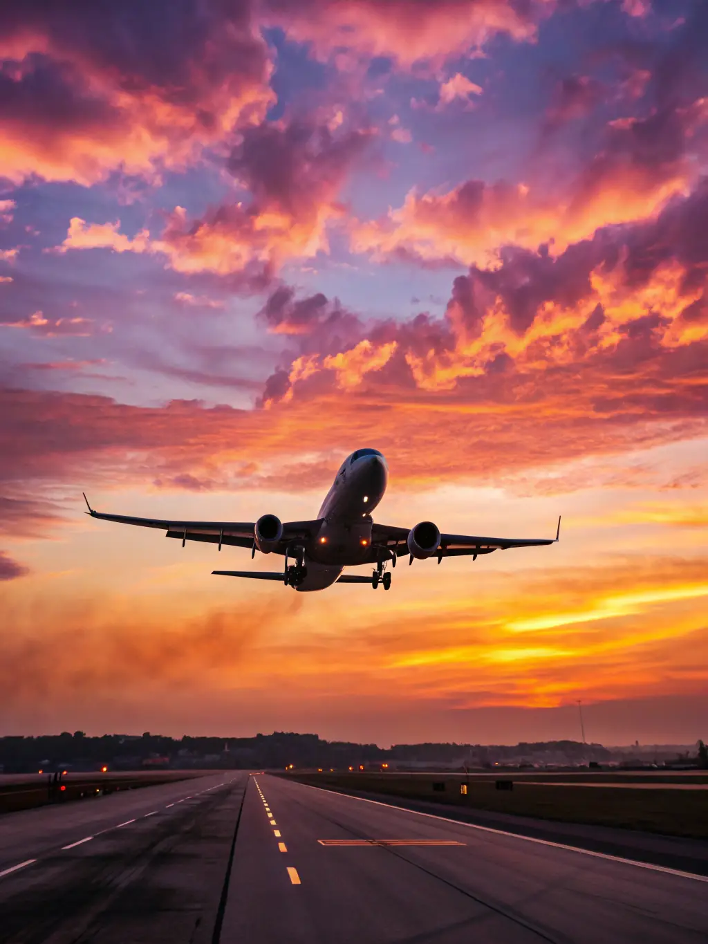 A high-quality photograph of a modern airplane taking off against a clear blue sky, symbolizing the start of a journey booked through Visa Voyager's flight booking service.